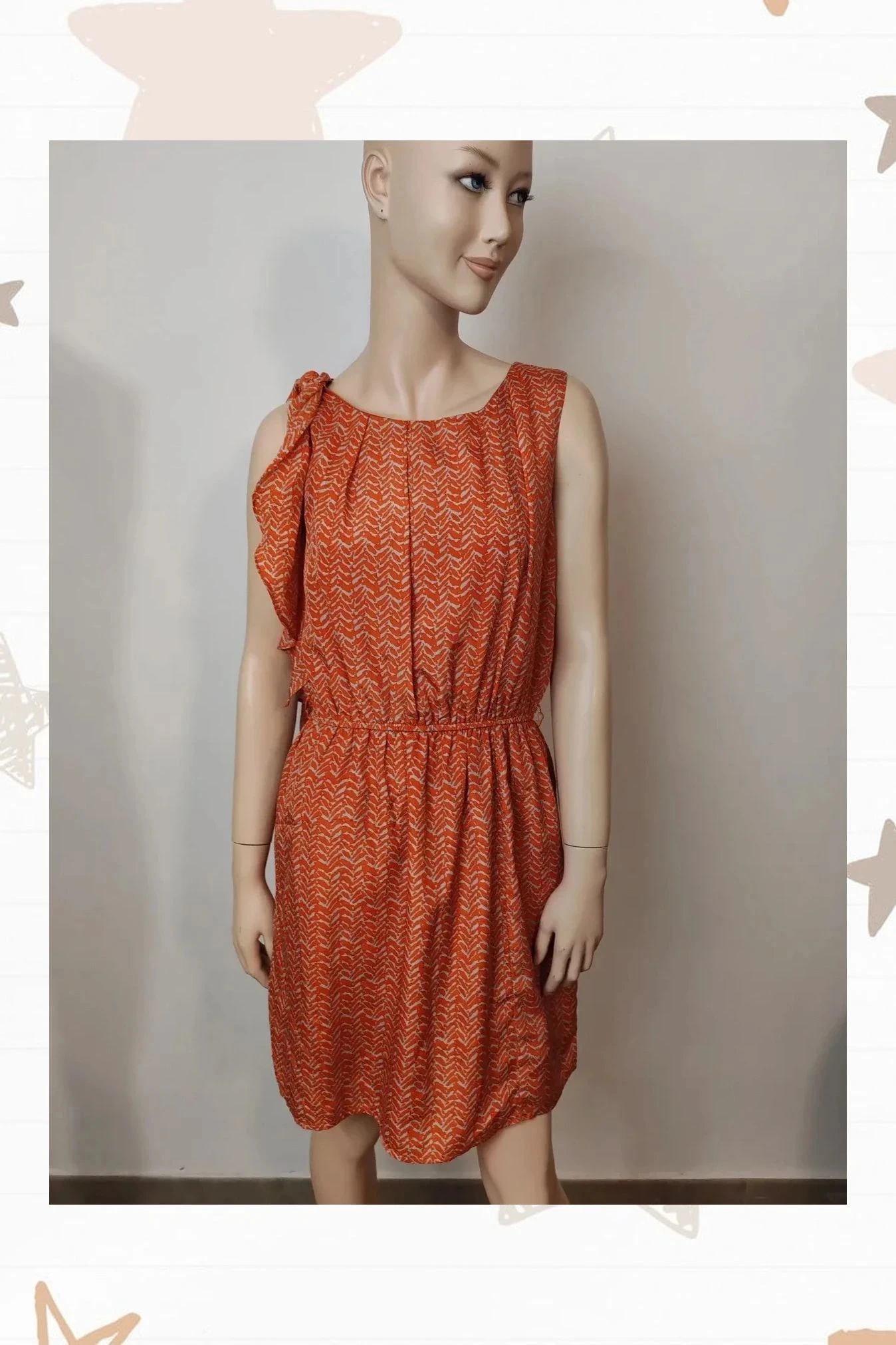 Vestido naranja Fórmula Joven